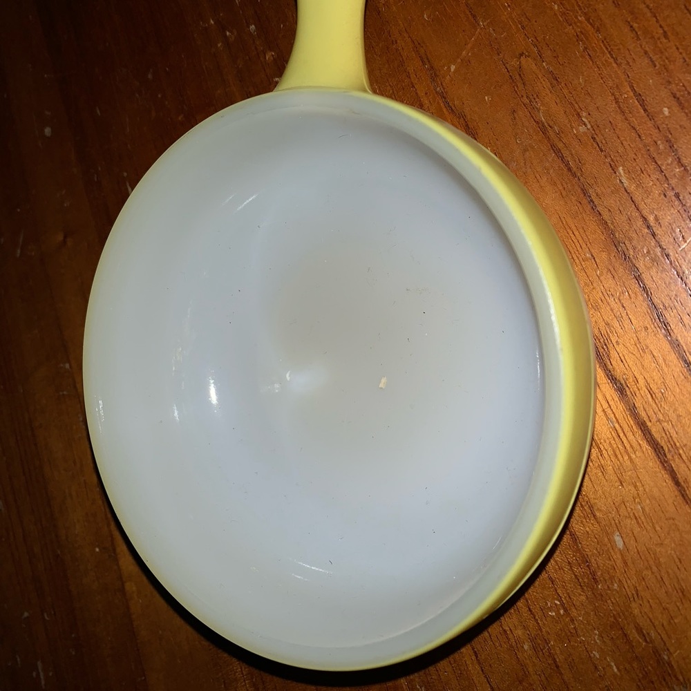 Vintage Yellow  GLASBAKE 1950’s no lid